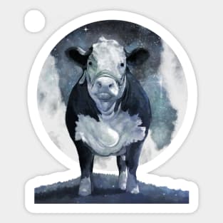 Cosmic Cow Sticker